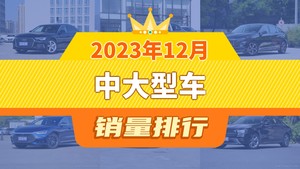 2023年12月中大型车销量排行榜，红旗E-QM5屈居第三，奔驰E级成最大黑马