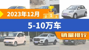 2023年12月5-10万车销量排行榜，海鸥以41012辆夺冠，伊兰特升至第8名 