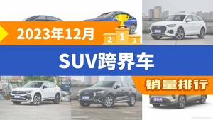 2023年12月SUV跨界车销量排行榜，飞凡R7以3099辆夺冠，领克05新能源升至第10名 