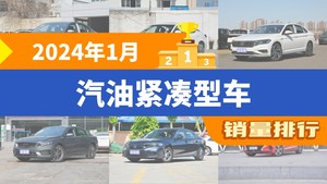 2024年1月汽油紧凑型车销量排行榜，速腾屈居第三，逸动成最大黑马