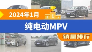 2024年1月纯电动MPV销量排行榜，ZEEKR 009以704辆夺冠