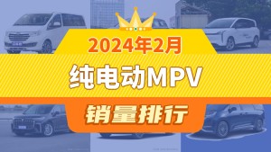 2024年2月纯电动MPV销量排行榜，奔腾NAT屈居第三，荣威iMAX8 EV成最大黑马