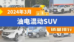 2024年3月油电混动SUV销量排行榜，哈弗H6位居第二，第一名你绝对想不到