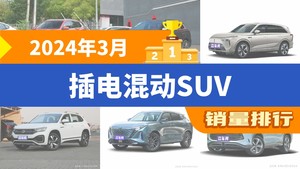 2024年3月插电混动SUV销量排行榜，宋PLUS新能源位居第二，第一名你绝对想不到