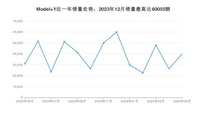 2024年5月特斯拉Model Y销量数据发布 共卖了39985台