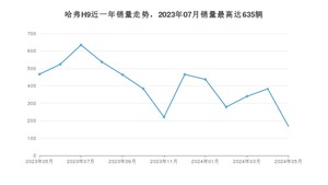 2024年5月哈弗H9销量怎么样？ 在25-30万中排名怎么样？