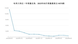 2024年5月哈弗大狗销量如何？ 在SUV车型中排名怎么样？