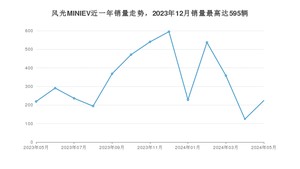 2024年5月东风风光风光MINIEV销量怎么样？ 在5万以下中排名怎么样？