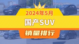 2024年5月国产SUV销量排行榜，元PLUS夺得冠军，第二名差距也太大了 