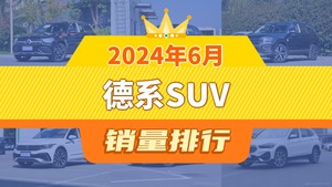 2024年6月德系SUV销量排行榜，奥迪Q5L位居第二，第一名你绝对想不到