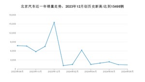 北京汽车 8月份销量数据发布 同比下降82.45%(2024年)