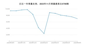 2024年8月比亚迪汉销量多少？ 在哪个城市卖得最好？