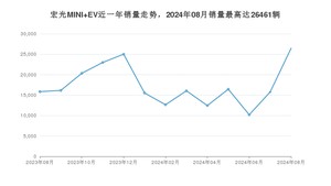 2024年8月五菱宏光MINI EV销量如何？ 在微型车车型中排名怎么样？