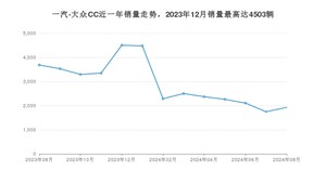 2024年8月一汽-大众CC销量多少？ 在哪个城市卖得最好？