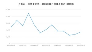 2024年9月日产天籁销量多少？ 在哪个城市卖得最好？