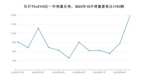 2023年10月东风风行风行T5 EVO销量多少？ 在哪个城市卖得最好？