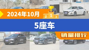 2024年10月5座车销量排行榜，Model Y夺得冠军，第二名差距也太大了 