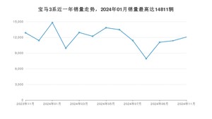 2024年11月宝马3系销量多少？ 在哪个城市卖得最好？