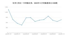 2024年11月哈弗大狗销量多少？ 在自主车中排名怎么样？