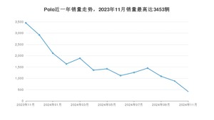 2024年11月大众Polo销量多少？ 在哪个城市卖得最好？