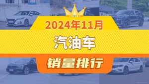 2024年11月汽油车销量解析，轩逸以32977辆夺冠，途观L升至第9名