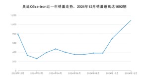2024年12月奥迪Q5 e-tron销量多少？ 在德系车中排名怎么样？