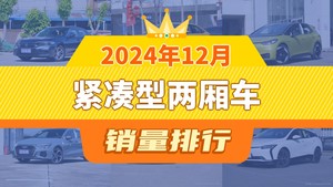 2024年12月紧凑型两厢车销量排行榜，思域夺得冠军，第二名差距也太大了 
