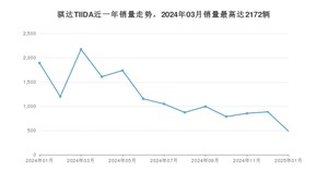 2025年1月日产骐达TIIDA销量多少？ 在哪个城市卖得最好？