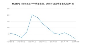 2025年1月福特Mustang Mach-E销量怎么样？ 在中排名怎么样？