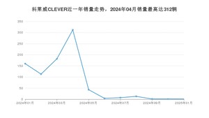 2025年1月荣威科莱威CLEVER销量数据发布 共卖了1台