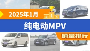 2025年1月纯电动MPV销量排行榜，ZEEKR 009夺得冠军，第二名差距也太大了 