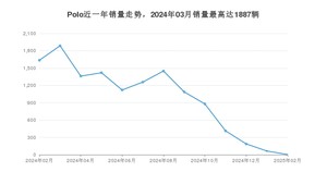 2025年2月大众Polo销量如何？ 在小型车车型中排名怎么样？