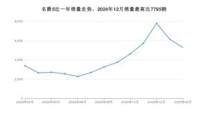 2025年2月名爵5销量多少？ 在哪个城市卖得最好？