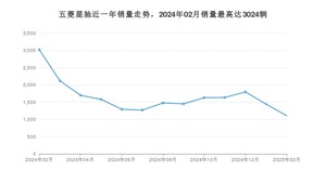 2025年2月五菱星驰销量如何？ 在SUV车型中排名怎么样？