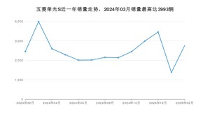 2025年2月五菱荣光S销量数据发布 共卖了2764台