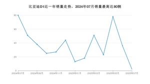 2025年7月比亚迪D1销量多少？ 在哪个城市卖得最好？