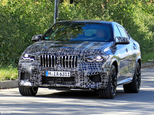 全新宝马X6 M再曝谍照 搭4.4T V8发动机