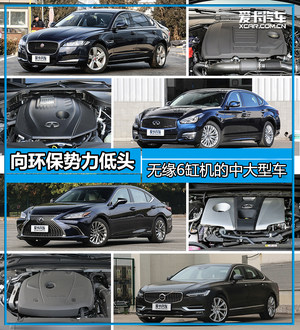向环保势力低头 无缘6缸机的中大型车