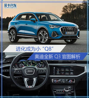 进化成为小“Q8” 奥迪全新Q3官图解析