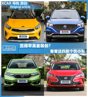 觉得苹果套装俗？ 看看这四款个性小车