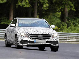 奔驰新E级最新谍照曝光 有望明年初亮相