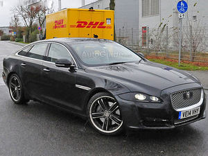 捷豹新XJ路试谍照曝光 将搭最新发动机