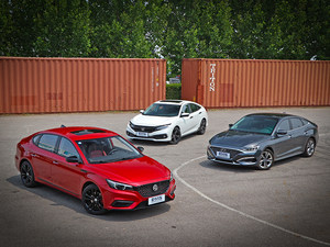 名爵6/思域/菲斯塔对比测试(上) 谁更躁