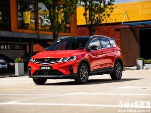 吉利缤越将于10月31日正式上市 定位为A级小型SUV