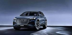 基于 MEB 平台打造 奥迪 Q4 e-tron 概念车亮相 2019 日内瓦车展