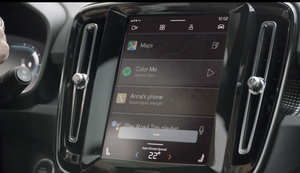 全新信息娱乐系统/搭载全景天窗 沃尔沃纯电版XC40内饰曝光