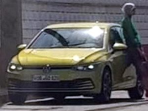 造型很别致啊 大众全新一代高尔夫实车曝光