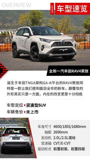 不变则已 一变惊人 试全新一汽丰田RAV4荣放