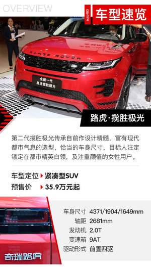 十年薪火相传 路虎全新揽胜极光实拍解析