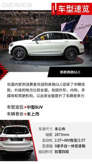 该出手时就出手 车展实拍奔驰新款GLC